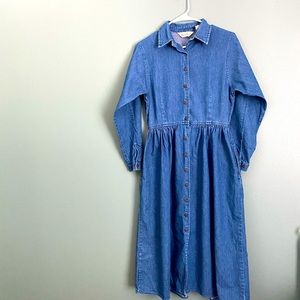 Womens Denim dress with pockets